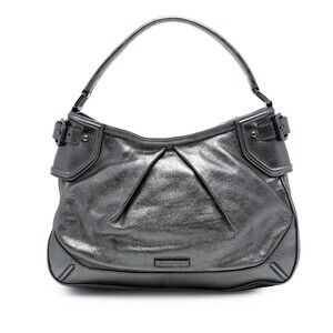 Pre-Loved Burberry Metallic Leather Fairby Hobo